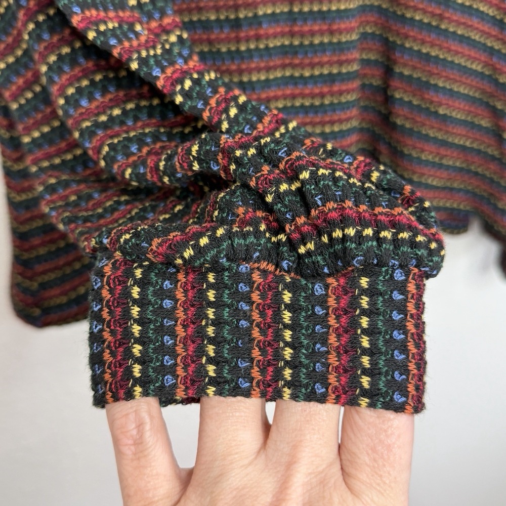 Anthropologie Eri‎ + Ali XL Multicolor Striped Knit Top Long Sleeve Relaxed Fit - Picture 6 of 15